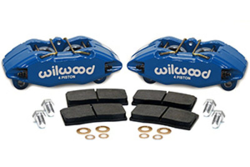 Wilwood DPHA Front Caliper & Pad Kit Blue Honda / Acura w/ 262mm OE Rotor-Big Brake Kits-Wilwood