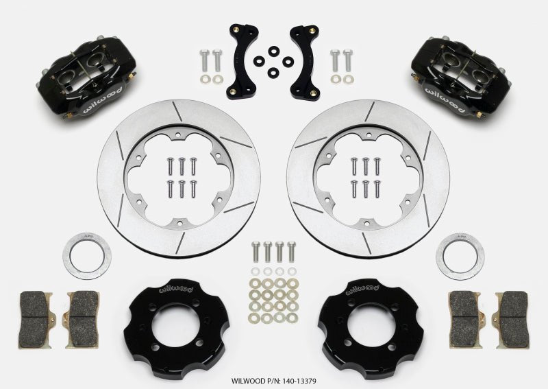 Wilwood Forged Dynalite Front Hat Kit 11.00in GT Rotor 95-05 Miata-Big Brake Kits-Wilwood