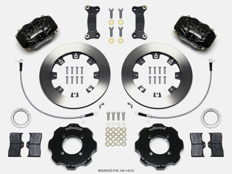 Wilwood Forged Dynalite Front Hat Kit 12.19in 2016+ Mazda MX5 Miata w/ Lines-Big Brake Kits-Wilwood