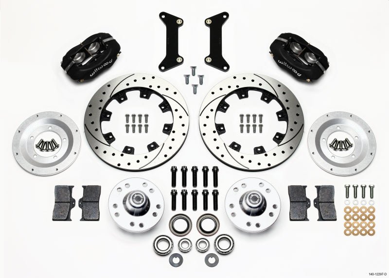 Wilwood Forged Dynalite Front Kit 12.19in Drilled 79-87 GM G Body-Big Brake Kits-Wilwood