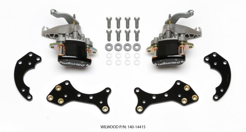 Wilwood P/S Retrofit Kit w/MC4 P-Brake Forged Dynalite Pro Street 12.19in Rear Kits-Big Brake Kits-Wilwood