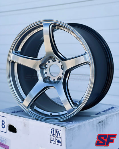 Work Emotion T5R 18×9.5 +38 5×114.3 Glow Silver (GSL)