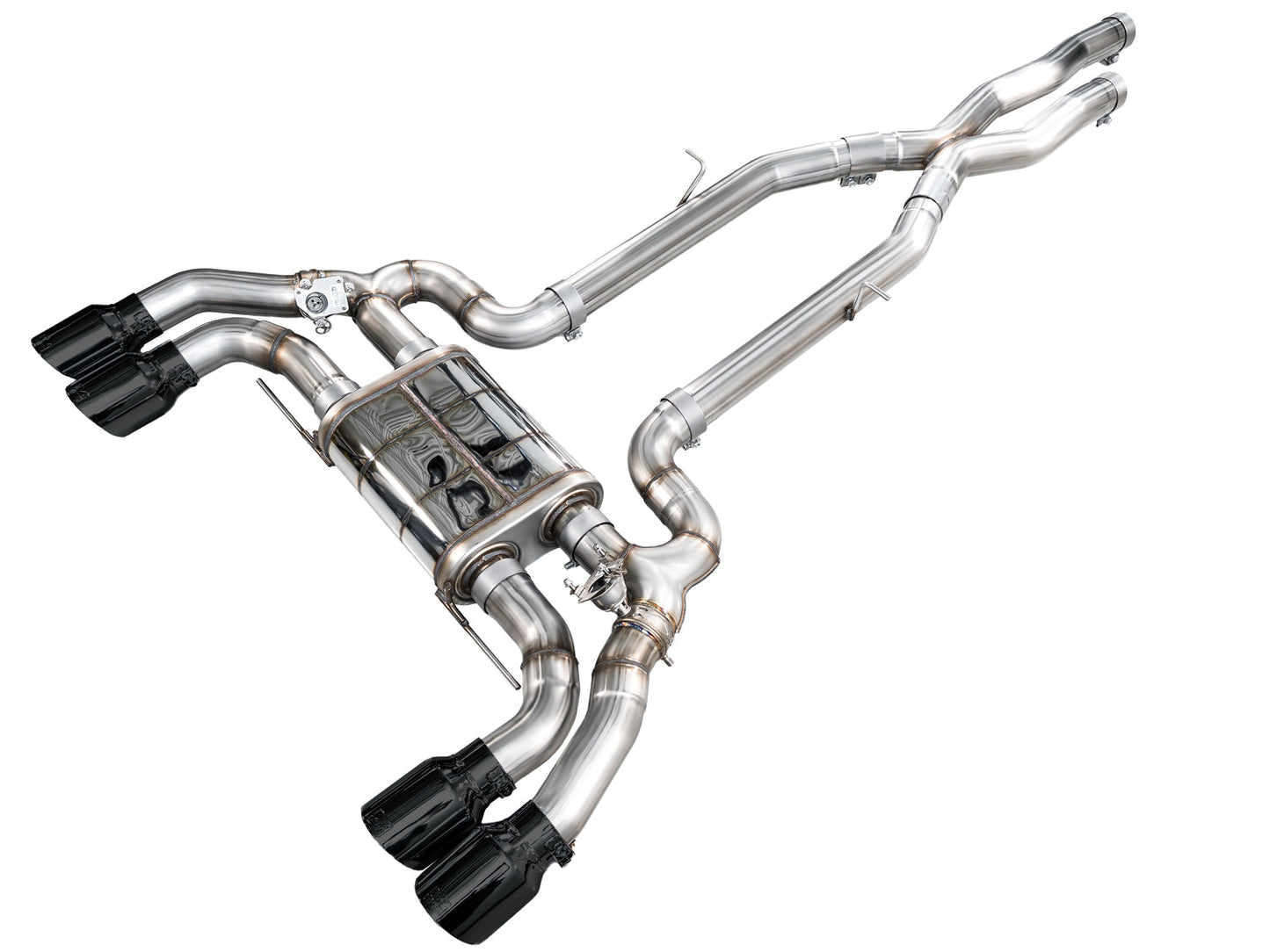 AWE Tuning SwitchPath Axleback Exhaust w/Diamond Black Tips for 2020+ BMW F97 X3M