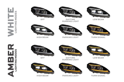 XB Evo Headlights: 05-13 Corvette C6 (Set)