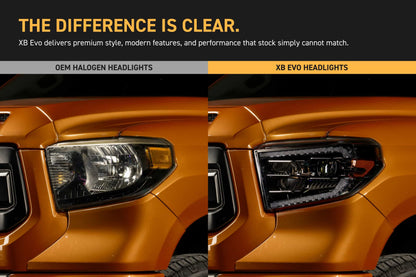 XB Evo Headlights: 14-21 Toyota Tundra (Set)