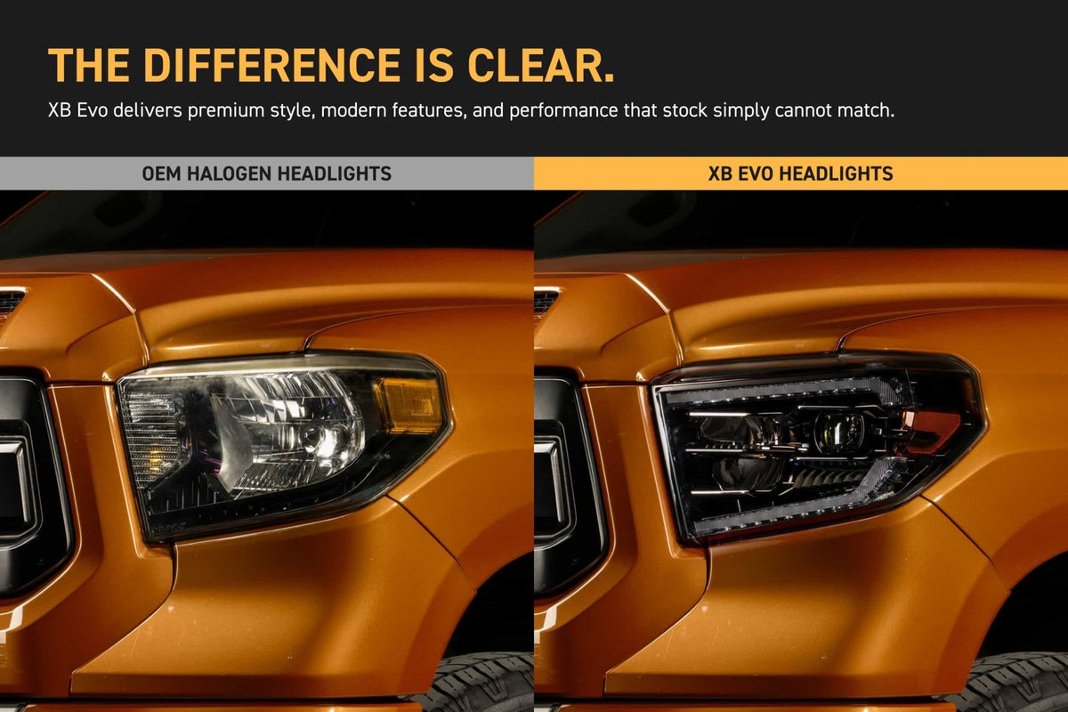 XB Evo Headlights: 14-21 Toyota Tundra (Set)-Headlights-Morimoto