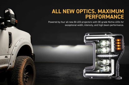 XB Evo Headlights: 17-19 Ford Super Duty (Set)