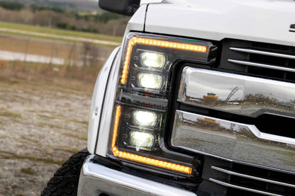 XB Evo Headlights: 17-19 Ford Super Duty (Set)