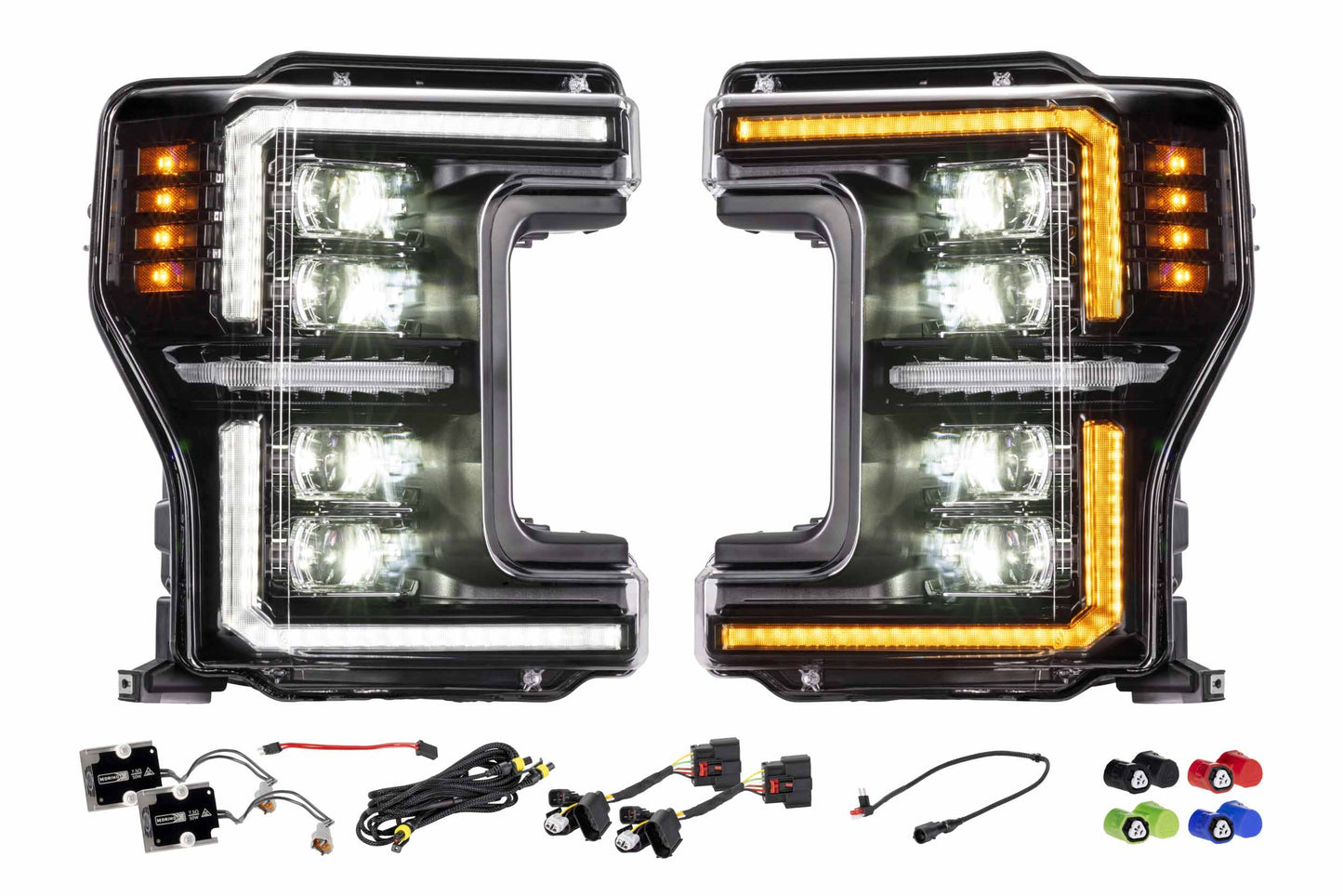 XB Evo Headlights: 17-19 Ford Super Duty (Set)