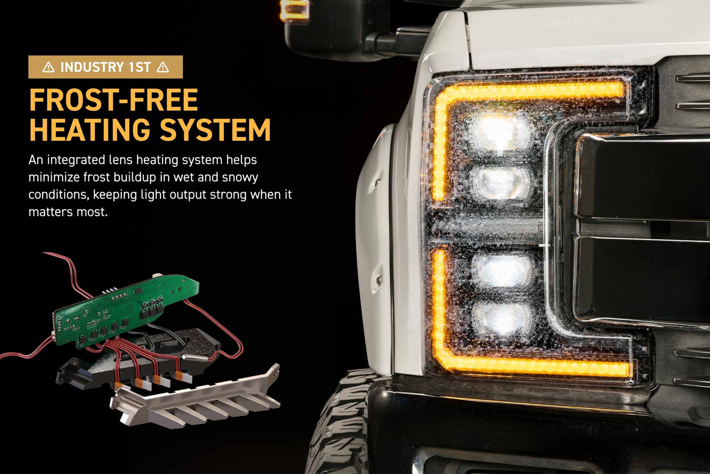 XB Evo Headlights: 17-19 Ford Super Duty (Set)