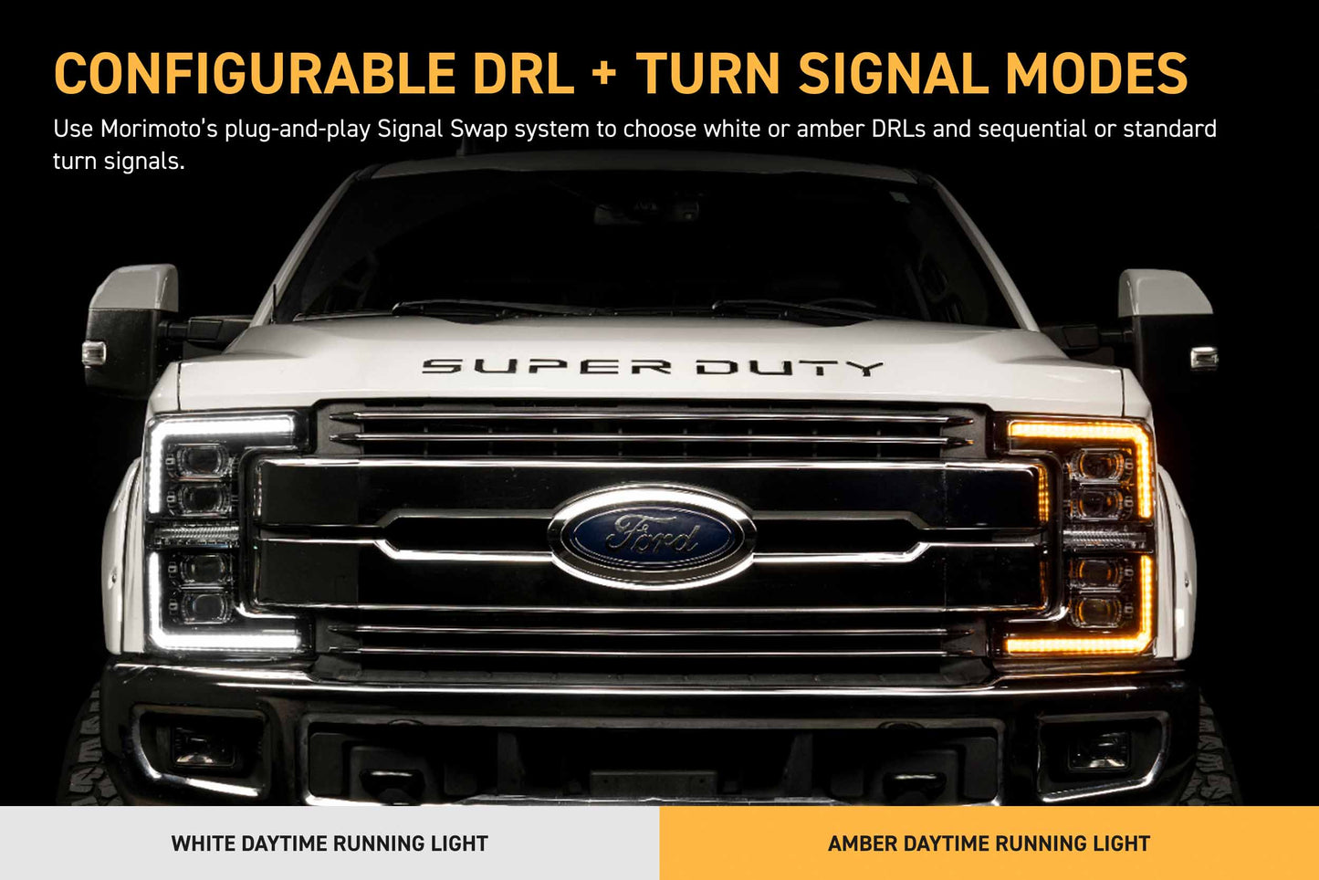 XB Evo Headlights: 17-19 Ford Super Duty (Set)
