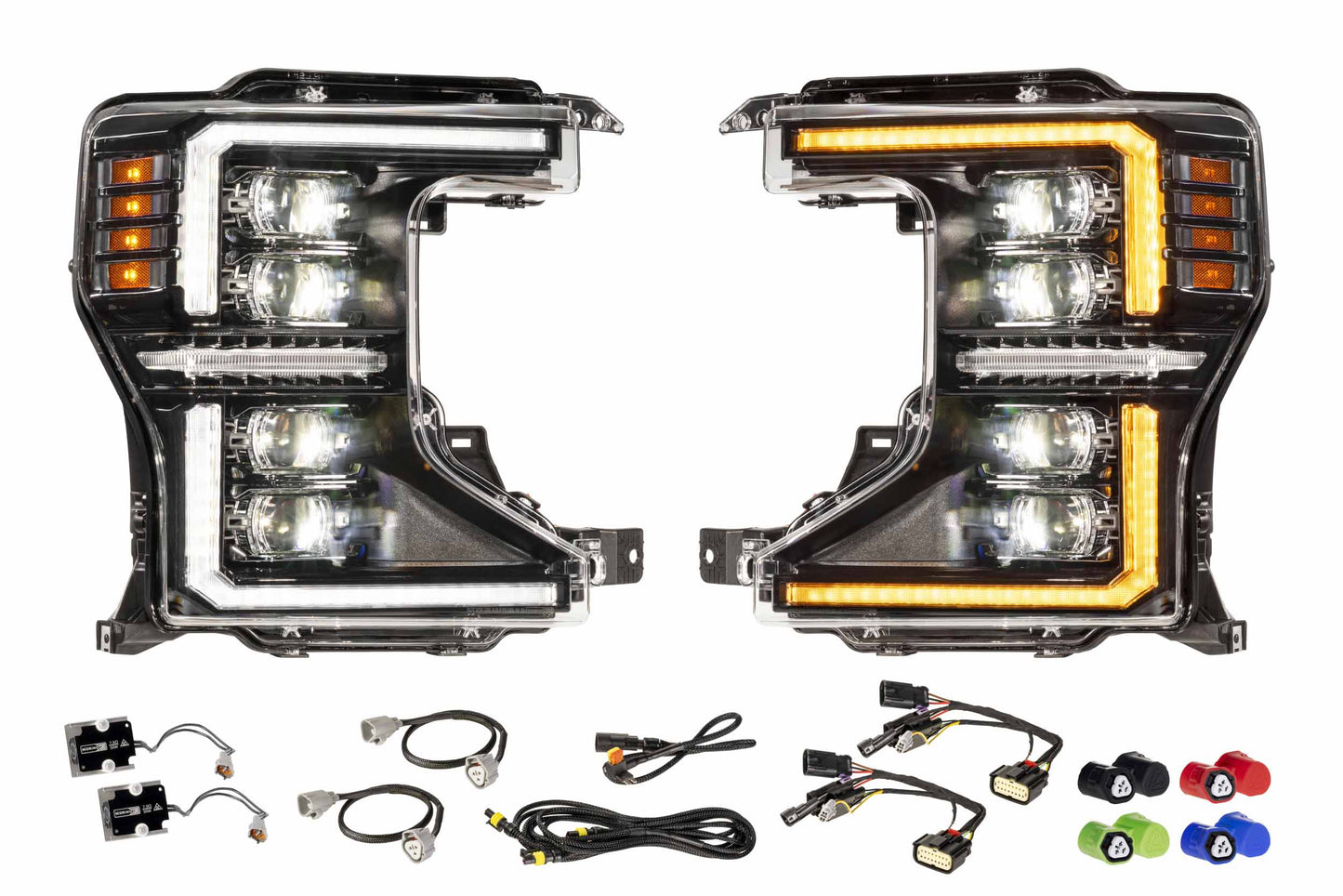 XB Evo Headlights: 20-22 Ford Super Duty (Set)