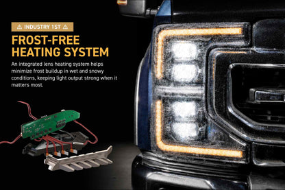 XB Evo Headlights: 20-22 Ford Super Duty (Set)