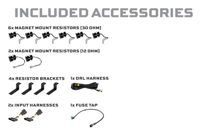 XB Evo Hybrid Headlights: 05-13 Corvette C6 (Set)