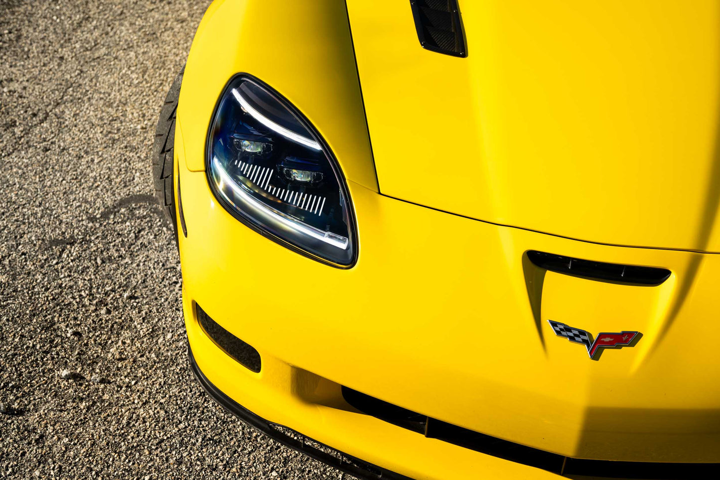 XB Evo Hybrid Headlights: 05-13 Corvette C6 (Set)