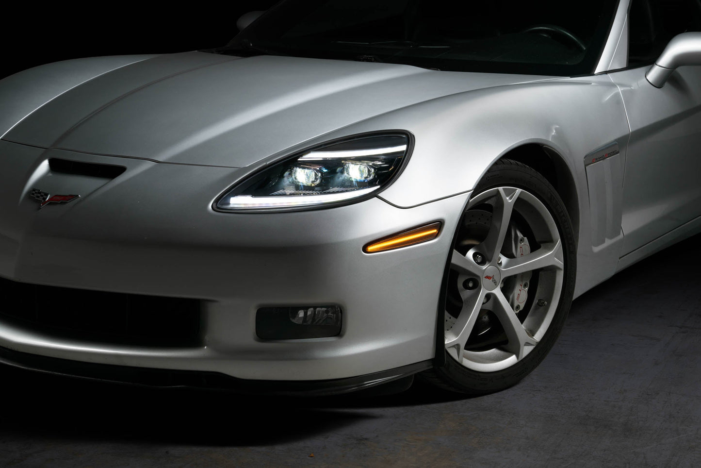 XB Evo Hybrid Headlights: 05-13 Corvette C6 (Set)
