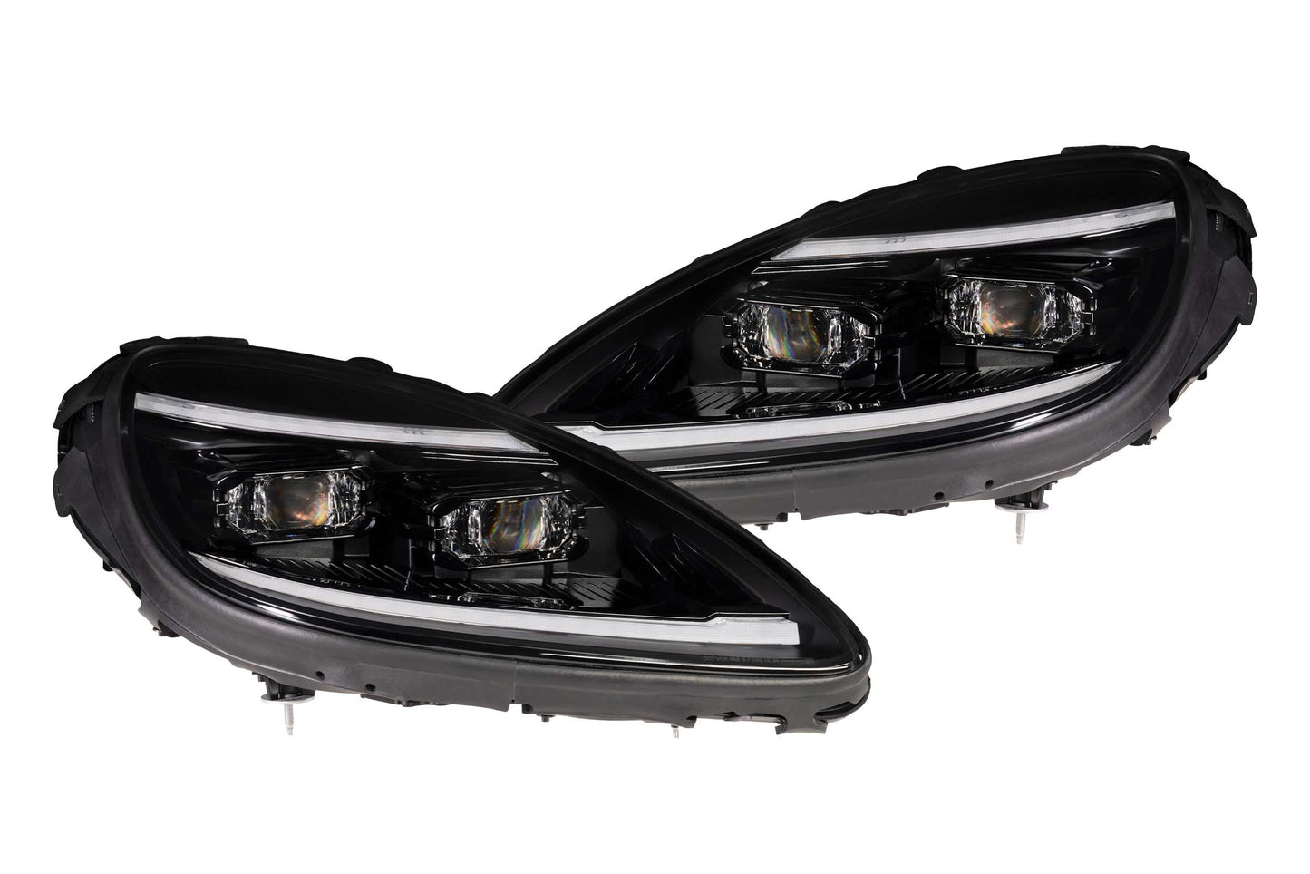 XB Evo Hybrid Headlights: 05-13 Corvette C6 (Set)