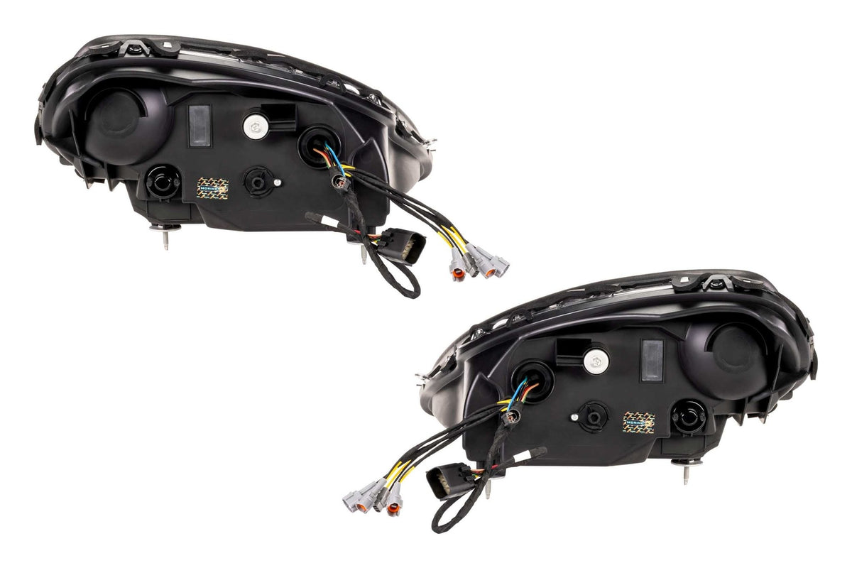 XB Evo Hybrid Headlights: 05-13 Corvette C6 (Set)-Headlights-Morimoto