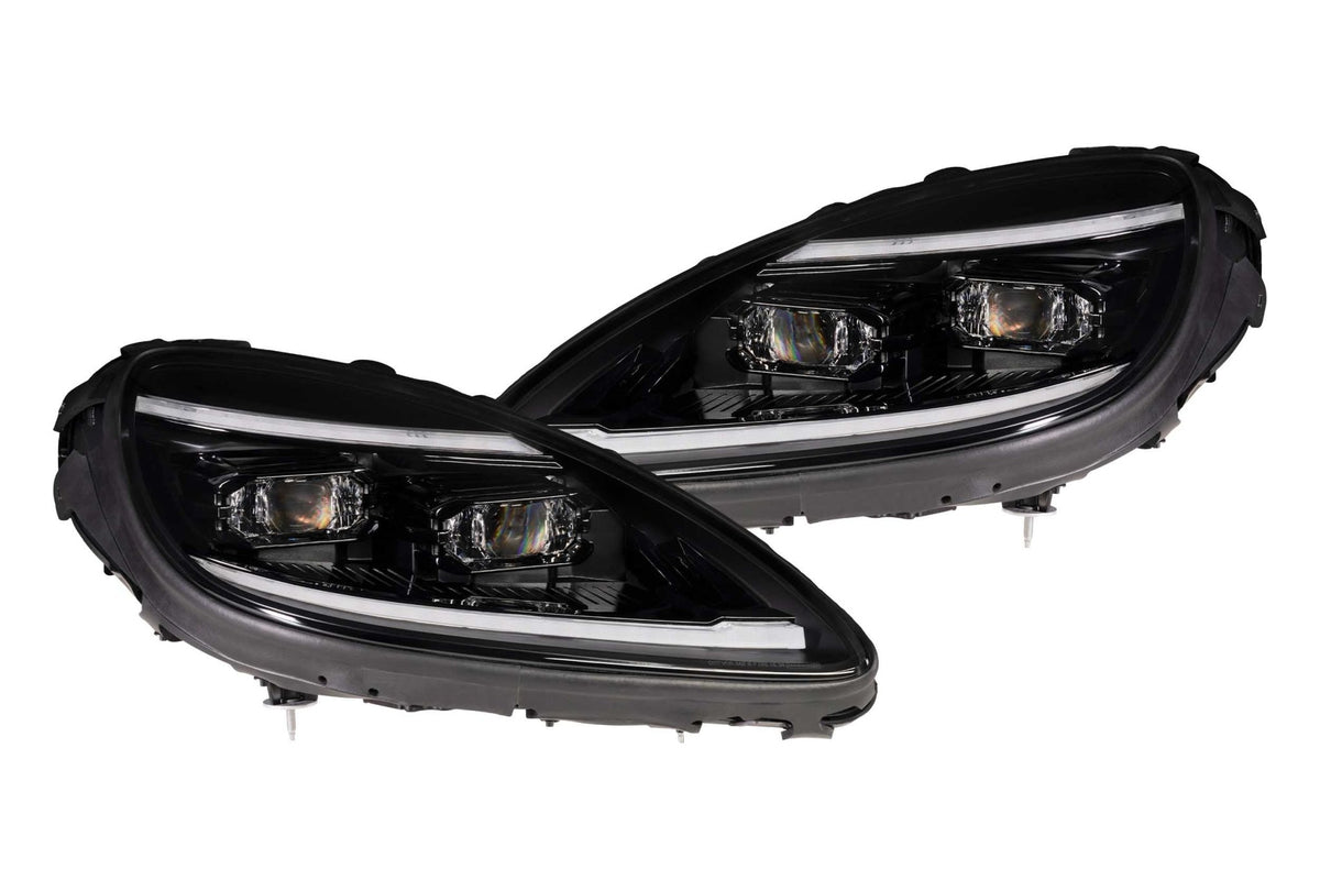 XB Evo Hybrid Headlights: 05-13 Corvette C6 (Set)-Headlights-Morimoto