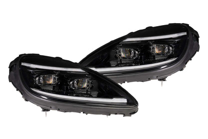 XB Evo Hybrid Headlights: 05-13 Corvette C6 (Set)-Headlights-Morimoto