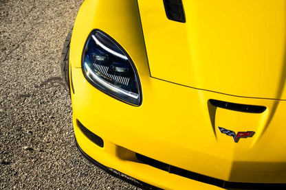 XB Evo Hybrid Headlights: 05-13 Corvette C6 (Set)-Headlights-Morimoto