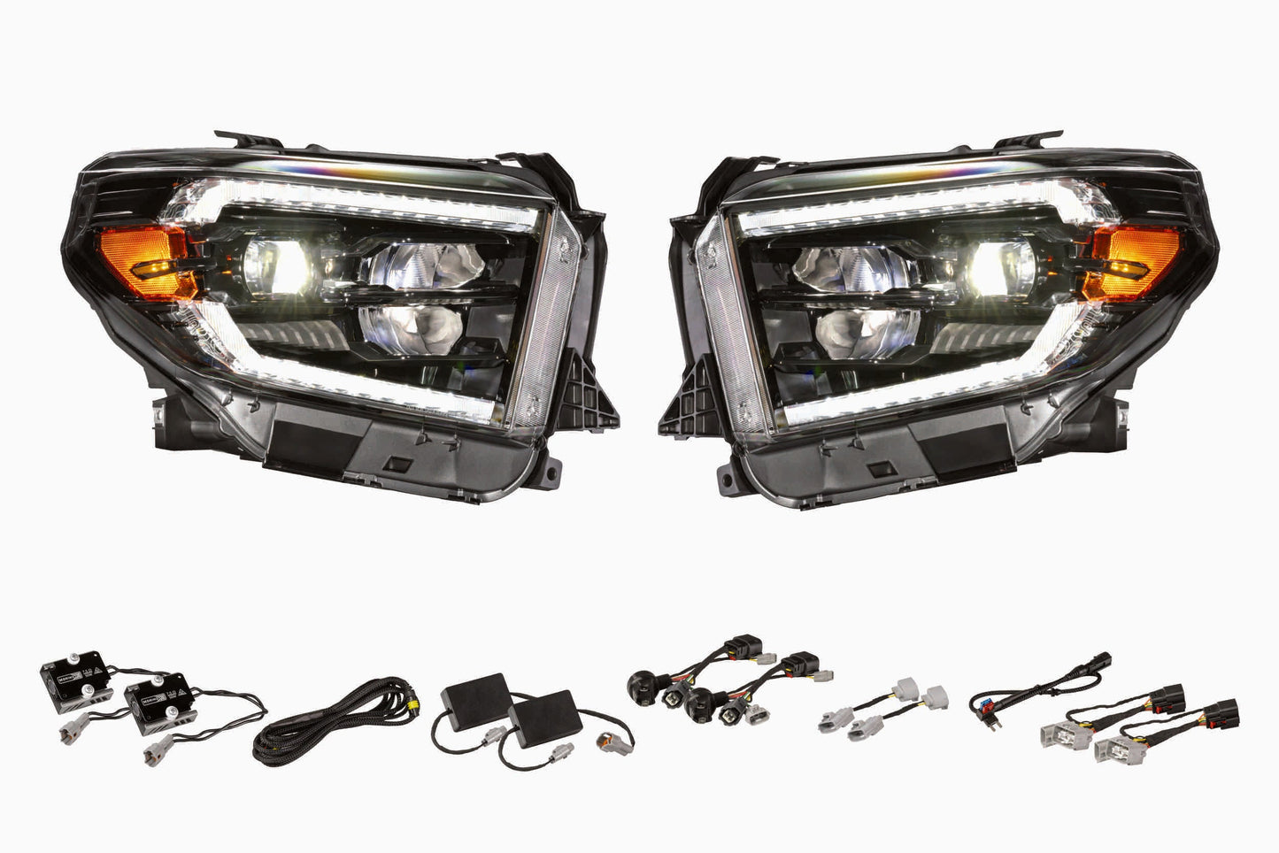 XB Evo Hybrid Headlights: 14-21 Toyota Tundra (Set)
