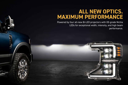 XB Evo Hybrid Headlights: 20-22  Ford Super Duty (Set)