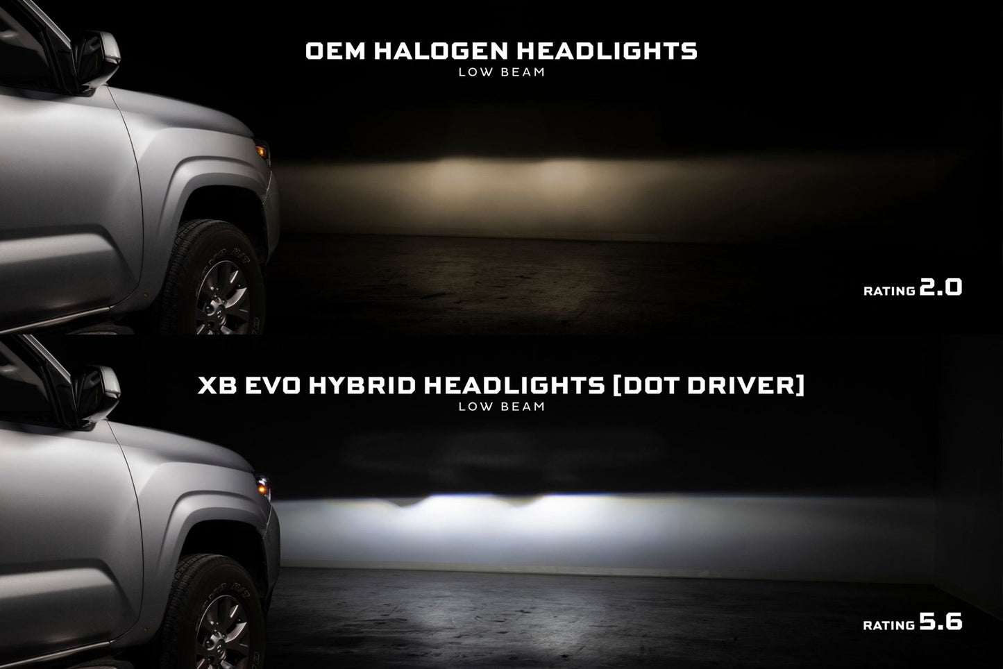 XB Evo Hybrid Headlights: Toyota Tacoma (16 - 23 / Set) - Headlights - Morimoto XB LED Headlights