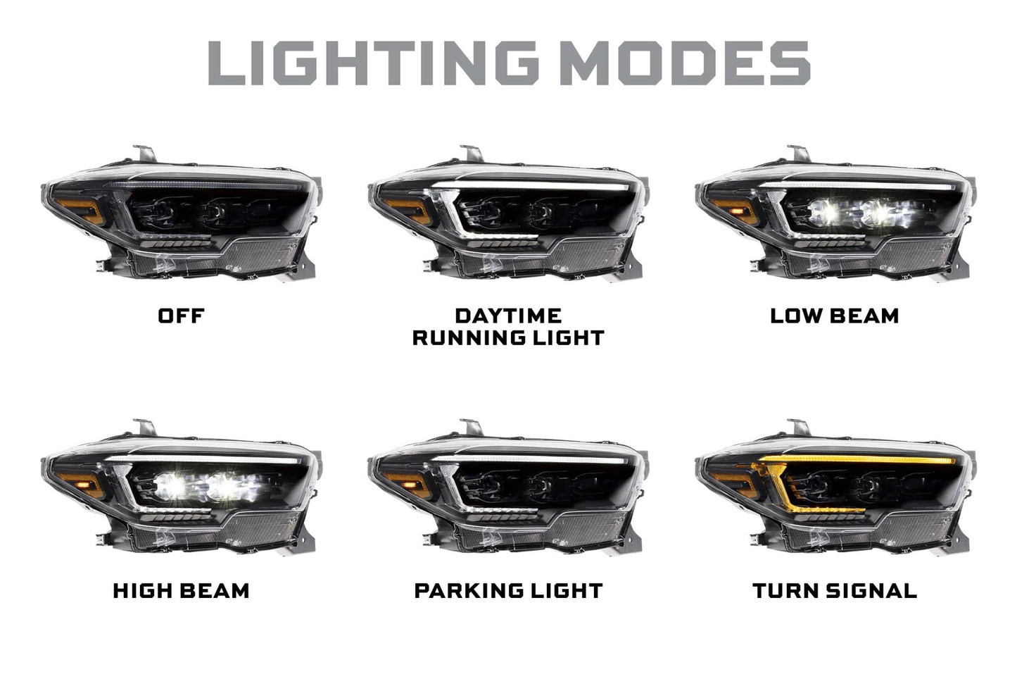 XB Evo Hybrid Headlights: Toyota Tacoma (16 - 23 / Set) - Headlights - Morimoto XB LED Headlights