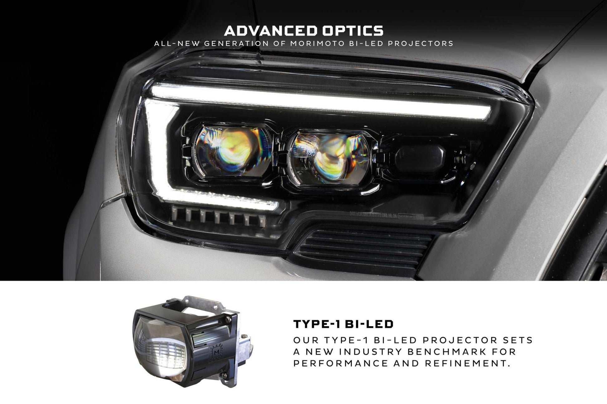 XB Evo Hybrid Headlights: Toyota Tacoma (16 - 23 / Set) - Headlights - Morimoto XB LED Headlights