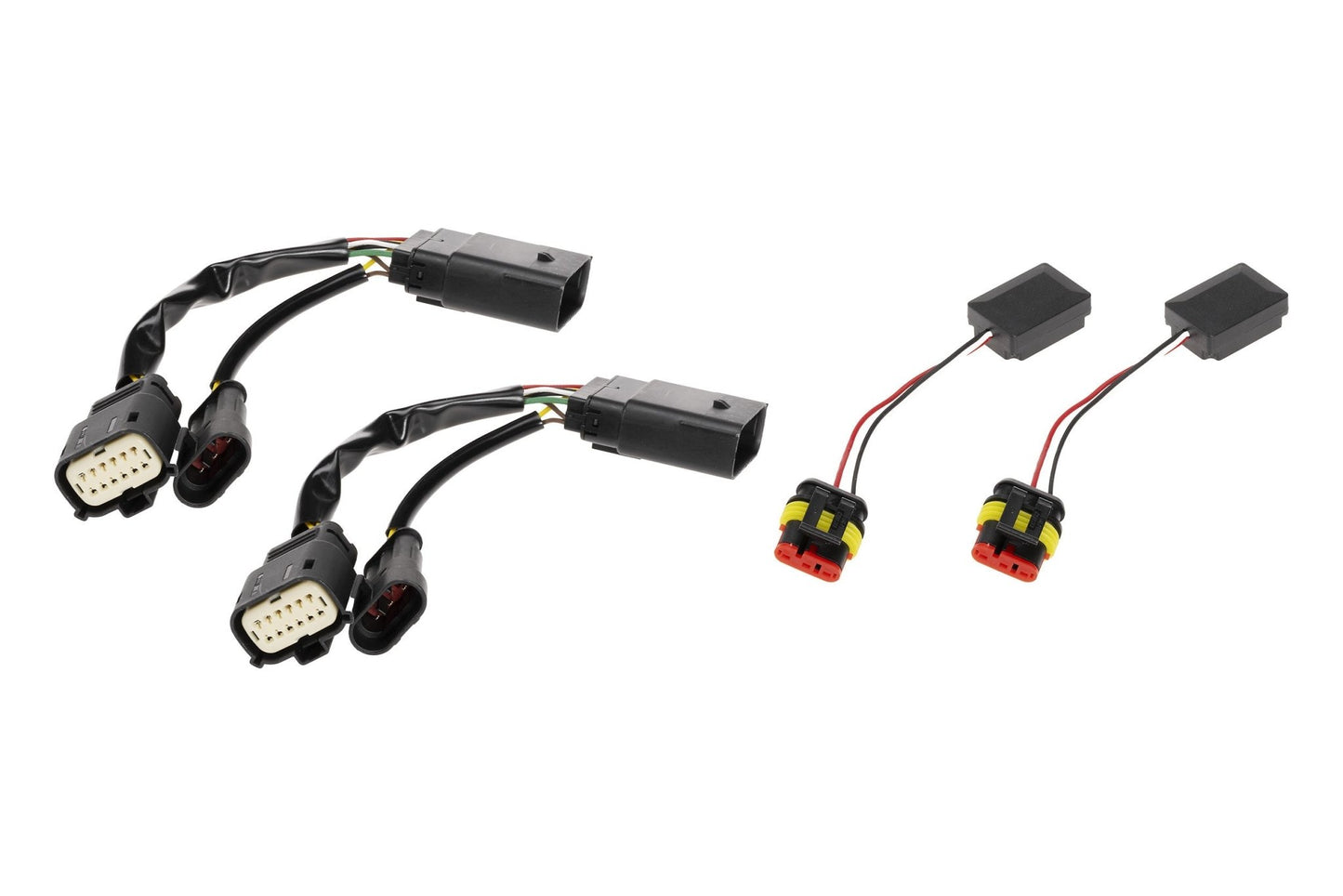 XB LED Harness: 19+ Ram OE Projector LED Adapters (Set) - Headlight Adapter - Morimoto XB LED Headlights