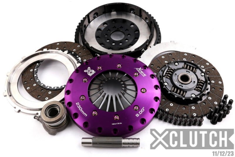 XClutch 05-07 Volvo S40 T5 2.5L 9in Twin Sprung Organic Clutch Kit-Clutch Kits - Multi-XCLUTCH