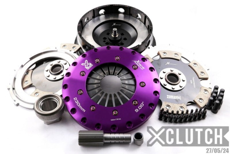 XClutch 07-10 BMW 335i Base 3.0L 9in Twin Solid Ceramic Clutch Kit (8 Bolt/PB in Input Shaft)-Clutch Kits - Multi-XCLUTCH
