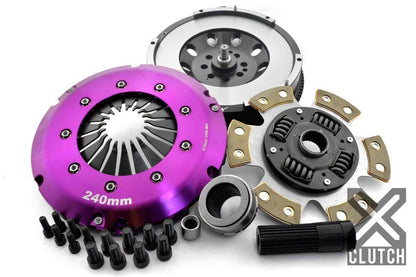 XClutch 07-10 BMW 335i Base 3.0L Stage 2R Extra HD Sprung Ceramic Clutch (8 Bolt/PB in Input Shaft)-Clutch Kits - Single-XCLUTCH