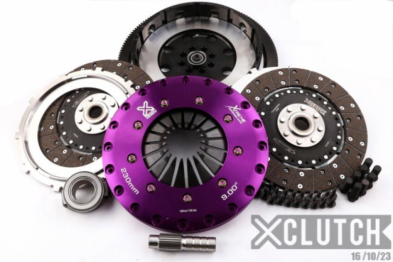 XClutch 17-21 Honda Civic Type R 2.0L 9in Twin Solid Organic Clutch Kit-Clutch Kits - Multi-XCLUTCH