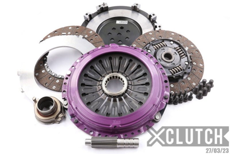 XClutch 1997 Mitsubishi Lancer EVO IV 2.0L 10.5in Twin Sprung Organic Clutch Kit-Clutch Kits - Multi-XCLUTCH