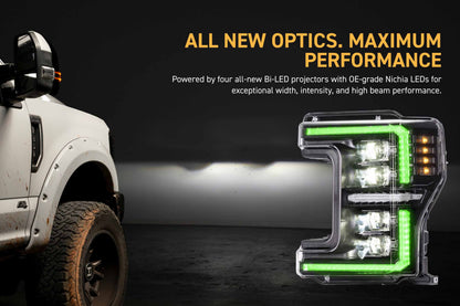 XRGB Evo Headlights: 17-19 Ford Super Duty (Set)