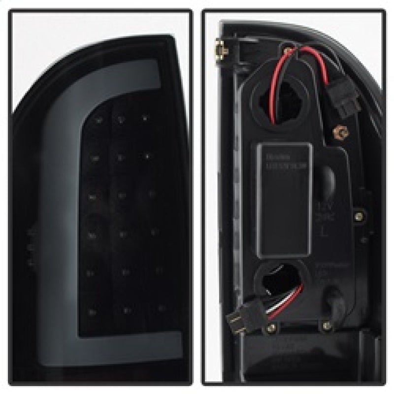 xTune 05 - 15 Toyota Tacoma (Excl LED Tail Lights) LED Tail Lights - Blk Smk (ALT - ON - TT05 - LBLED - BSM) Tail Lights