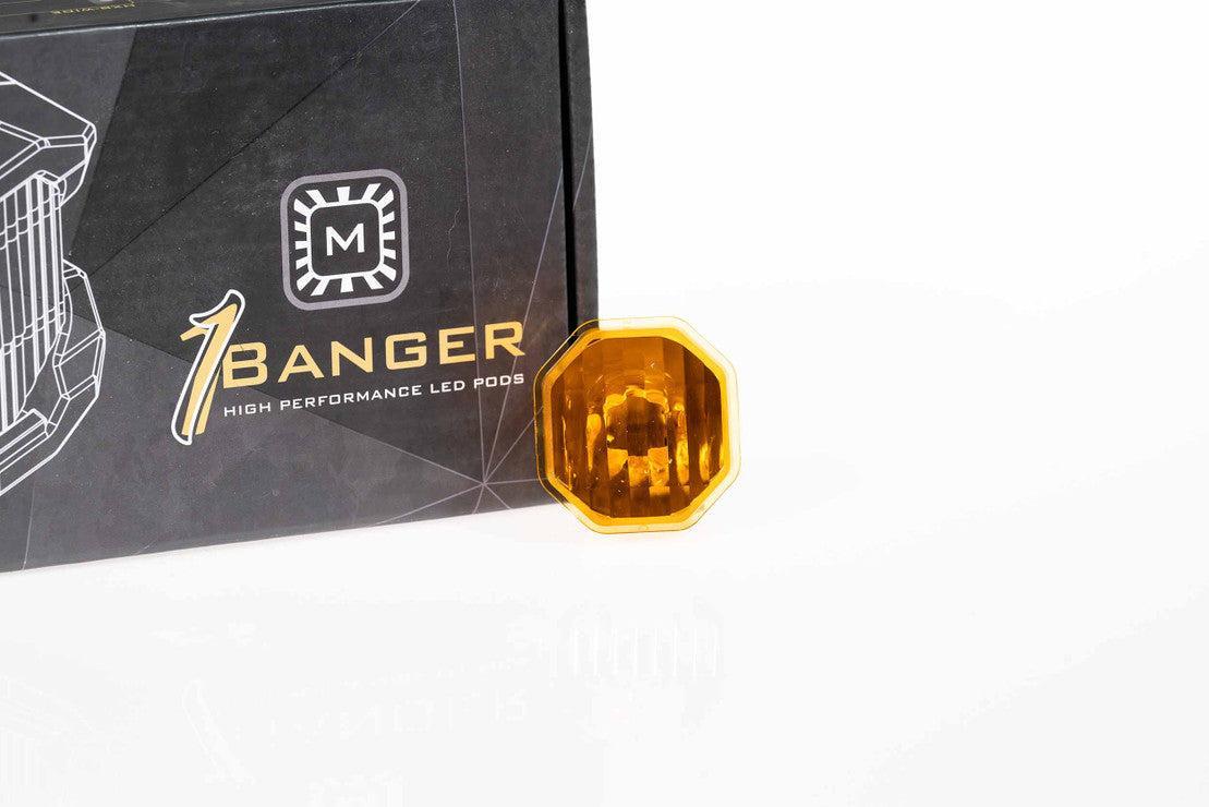 Yellow: Morimoto 1Banger Replacement Lens Optics - Lens - Morimoto