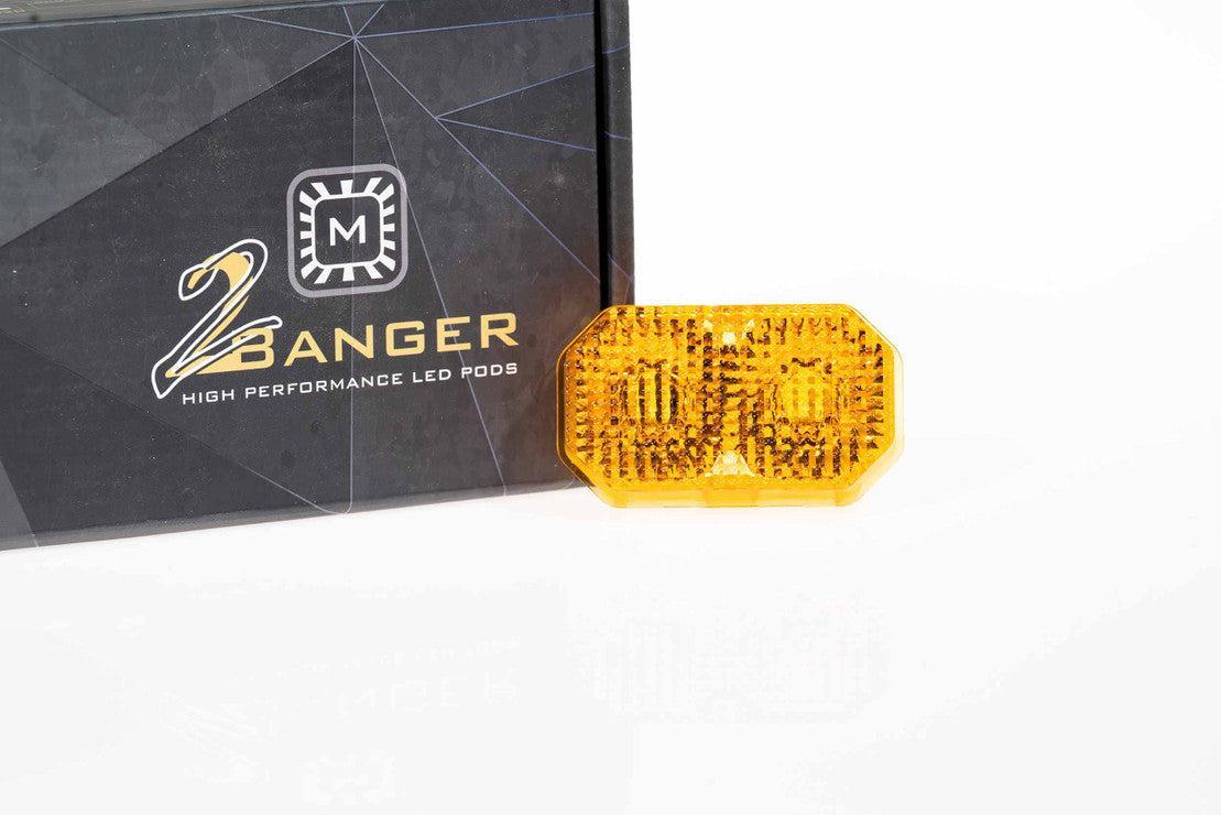 Yellow: Morimoto 2Banger Replacement Lens Optics - Lens - Morimoto