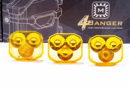 Yellow: Morimoto 4Banger Replacement Lens Optics - Lens - Morimoto