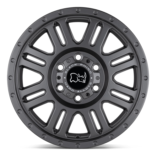 Black Rhino YELLOWSTONE Matte Gunmetal 16x8 +38 6x130mm 84.1mm