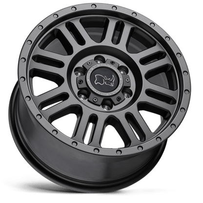 Black Rhino YELLOWSTONE Matte Gunmetal 16x8 +38 6x130mm 84.1mm