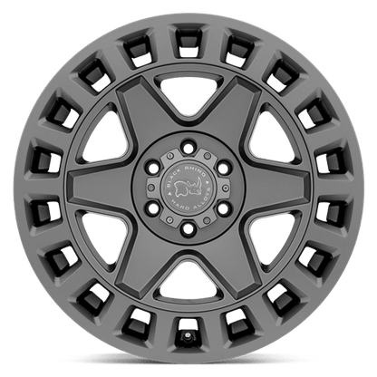 Black Rhino YORK Matte Gunmetal 17x8 +52 6x130mm 84.1mm