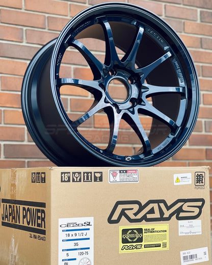 VOLK RACING CE28SL 18x9.5 +42 5x120 MAG BLUE