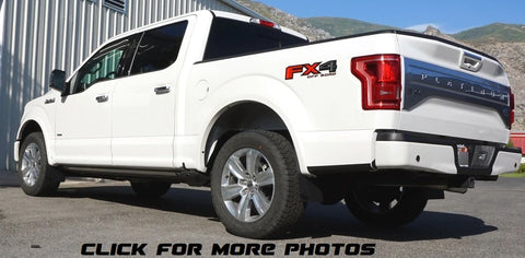 Rokblokz Ford F-150 2015-2020 Mud Flaps - Black/White