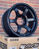VOLK RACING TE37 LARGE PCD PROGRESSIVE 18X9 +0 6x139.7 MATTE BLACK