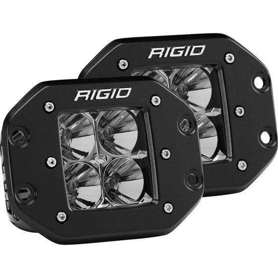 Rigid Industries Dually - Flush Mount - Flood - Set of 2