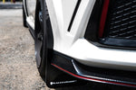 Rally Armor 17-21 Honda Civic Type R Red UR Mud Flap w/ White Logo