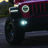 Rigid Industries 360-Series 4in LED SAE J583 Fog Light - 2018+ Jeep JL Sport/Sport S - Yellow (Pair)